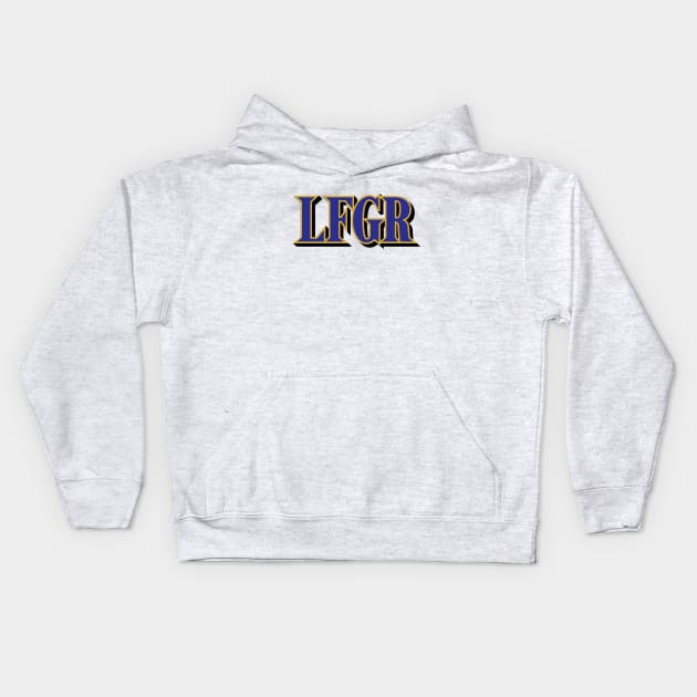 LFGR - White Kids Hoodie by KFig21